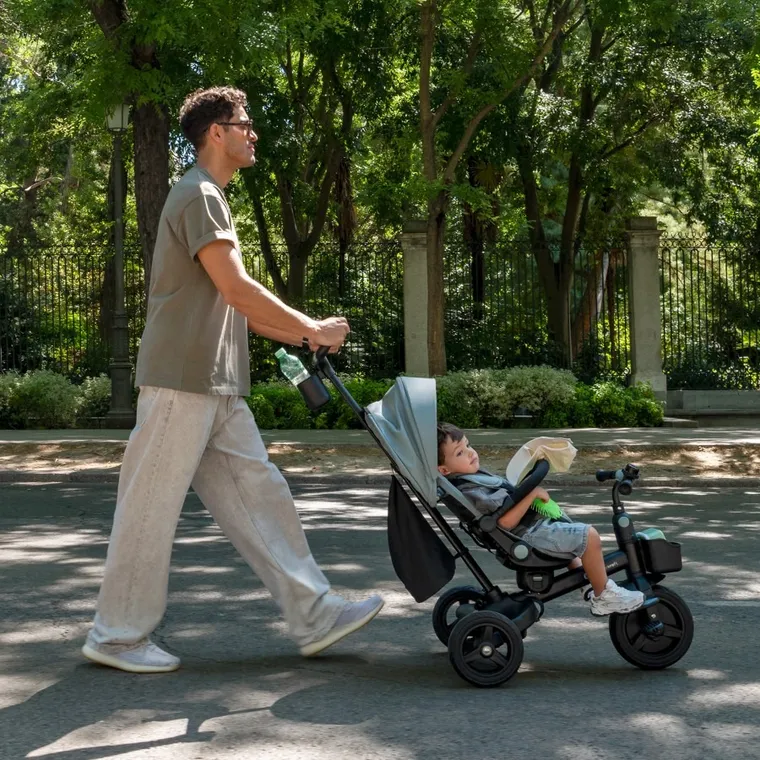 Kinderkraft, Aveo 2 Plus, rowerek trójkołowy 6w1, Green