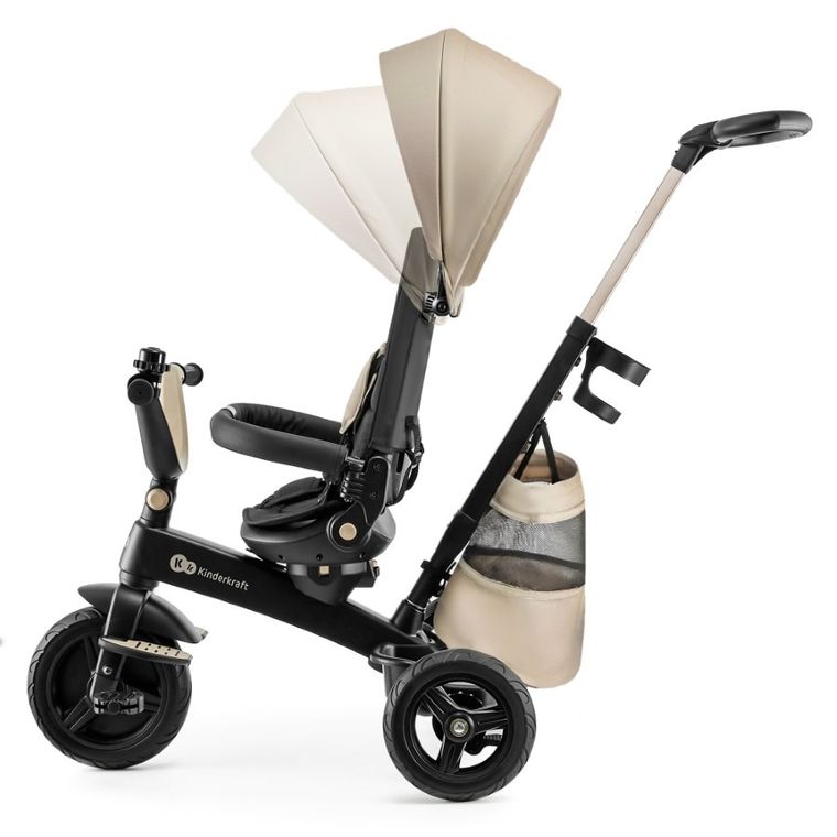 Kinderkraft, EasyTwist, rowerek trójkołowy, Beige
