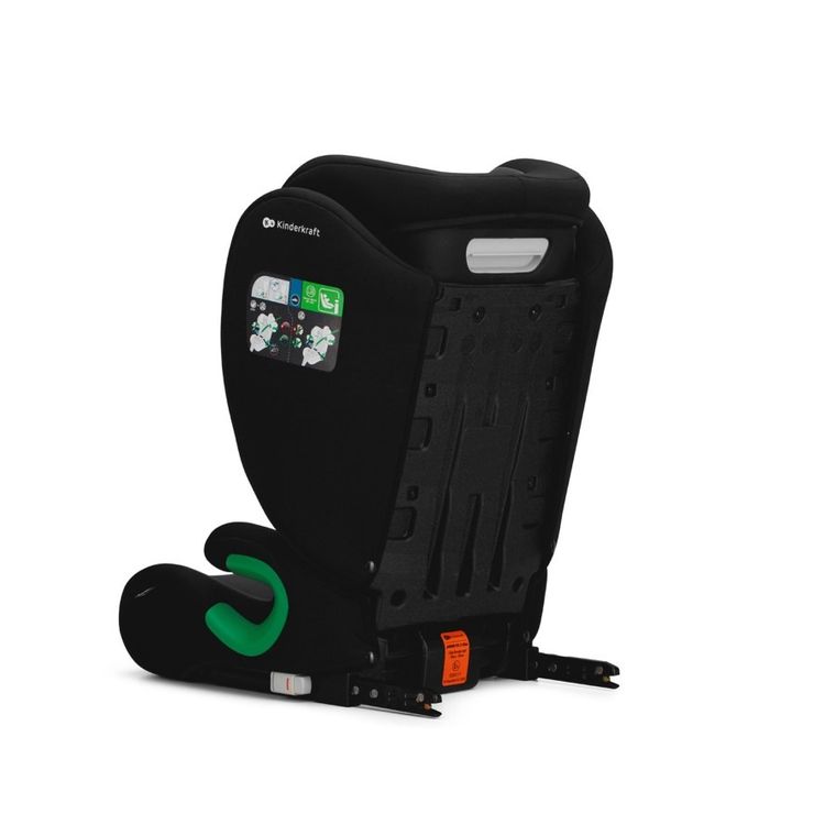 Kinderkraft, Junior Fix 2, I-Size, fotelik samochodowy, Graphite Black, 100-150 cm, 15-36 kg
