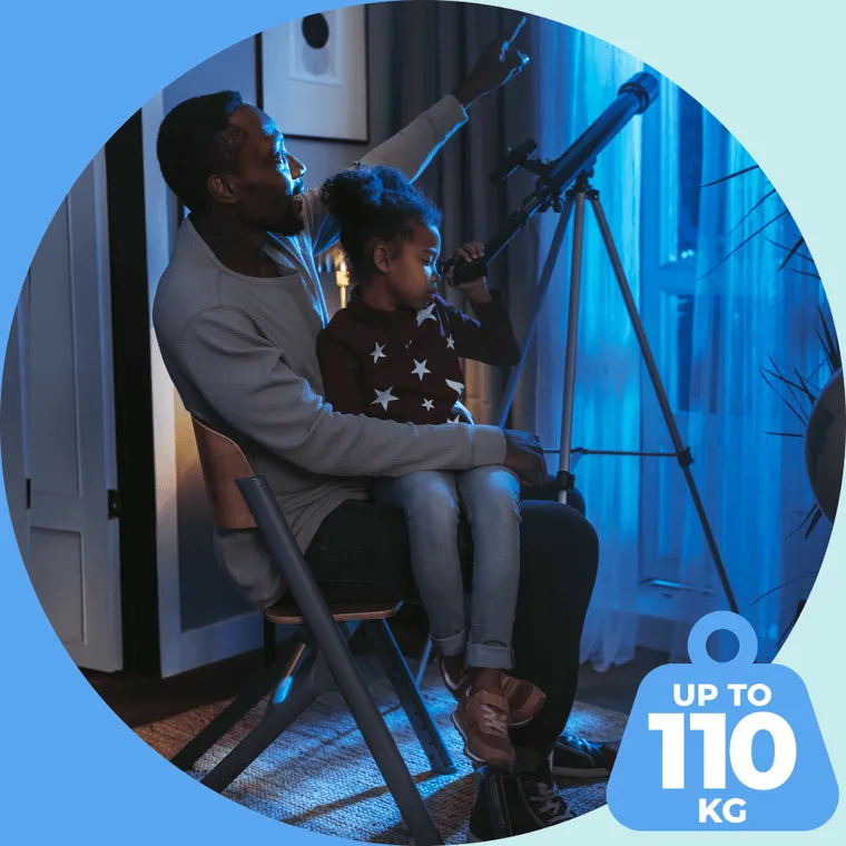 Kinderkraft, Livy, krzesełko do karmienia + Calmee, bujaczek, Olive Green