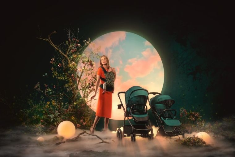 Kinderkraft, Treasure Bag, torba do wózka, Dark Grey