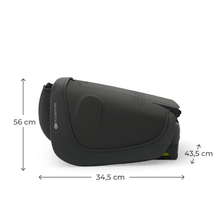 Kinderkraft, Unity 2, I-Size, fotelik samochodowy, Black, 100-150 cm, 15-36 kg