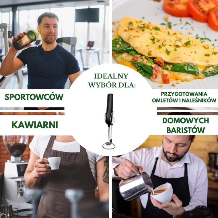 Kinghoff, elektryczny spieniacz do mleka, kh-2001