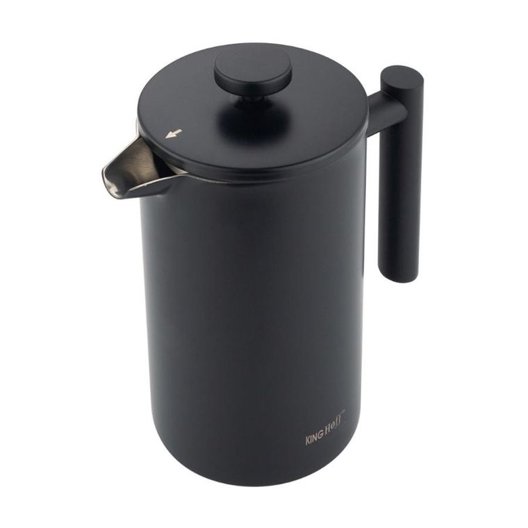Kinghoff, stalowy zaparzacz tłokowy do kawy, herbaty, 1l, kh-1996