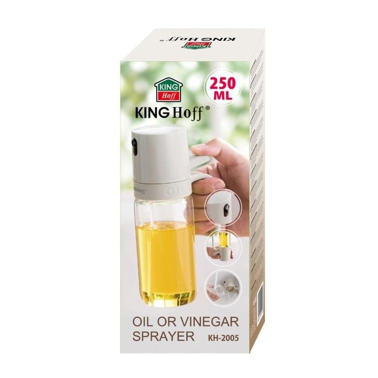 Kinghoff, szklany rozpylacz do octu i oliwy, 250 ml, kh-2005