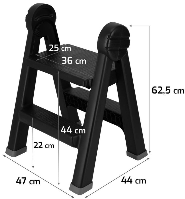 Kistenberg, drabinka, podest warsztatowy, składany