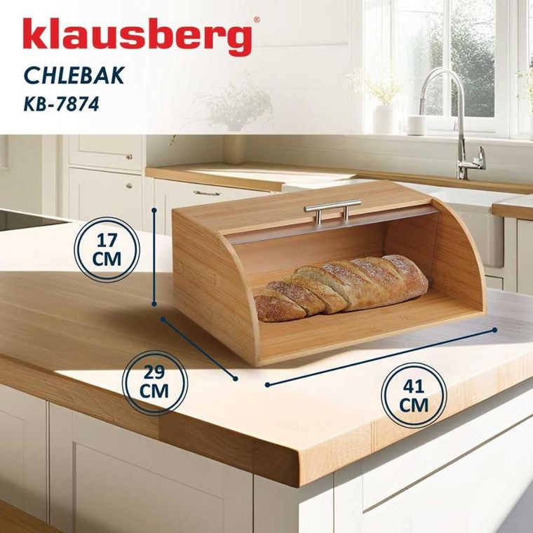 Klausberg, chlebak bambusowy, KB-7874
