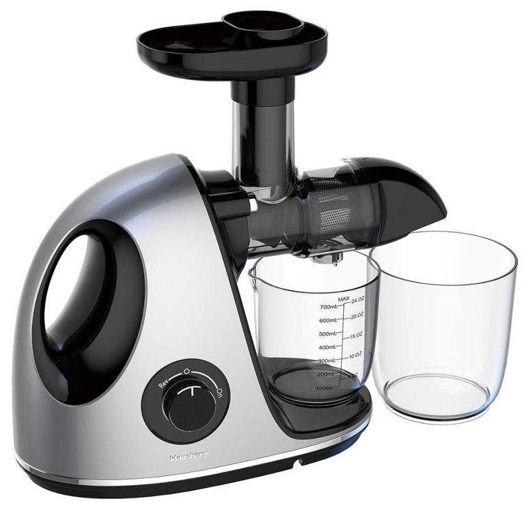 Klausberg, sokowirówka, wyciskarka wolnoobrotowa, srebrna, KB-7863