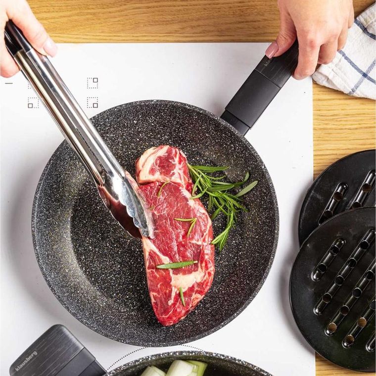 Klausberg, zestaw garnków marmurkowych, 12 elementów