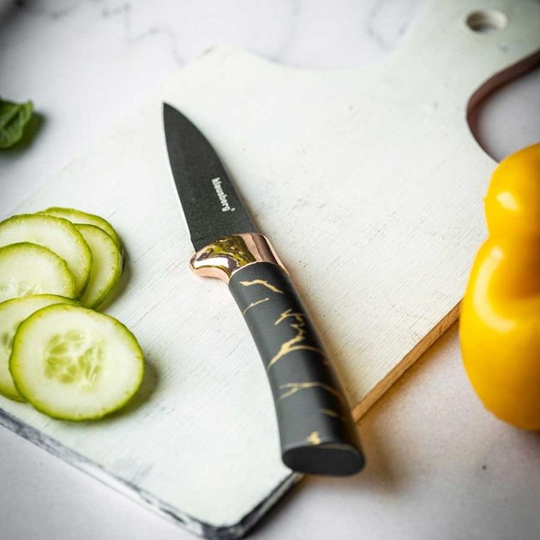 Klausberg, zestaw noży kuchennych w bloku, 5 szt.