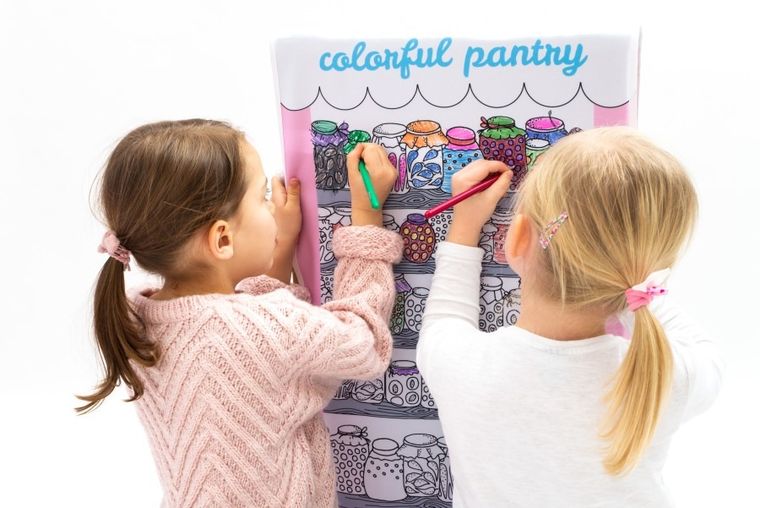 Kleks&Friends, Mały Kucharz, Kuchnia do zabawy, pokrowiec na krzesło