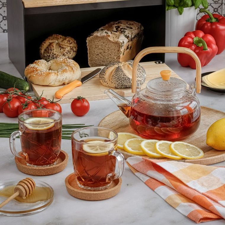 Könighoffer, Bario, dzbanek do herbaty z zaparzaczem, 0,9 l