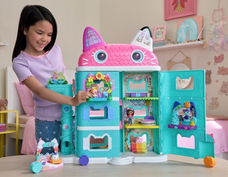 Koci Domek Gabi, Filmowy balkon z figurką i akcesoriami, Wróżkicia