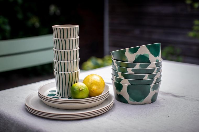 Koziol, kubek, Connect Monstera, 190 ml, 4 szt.