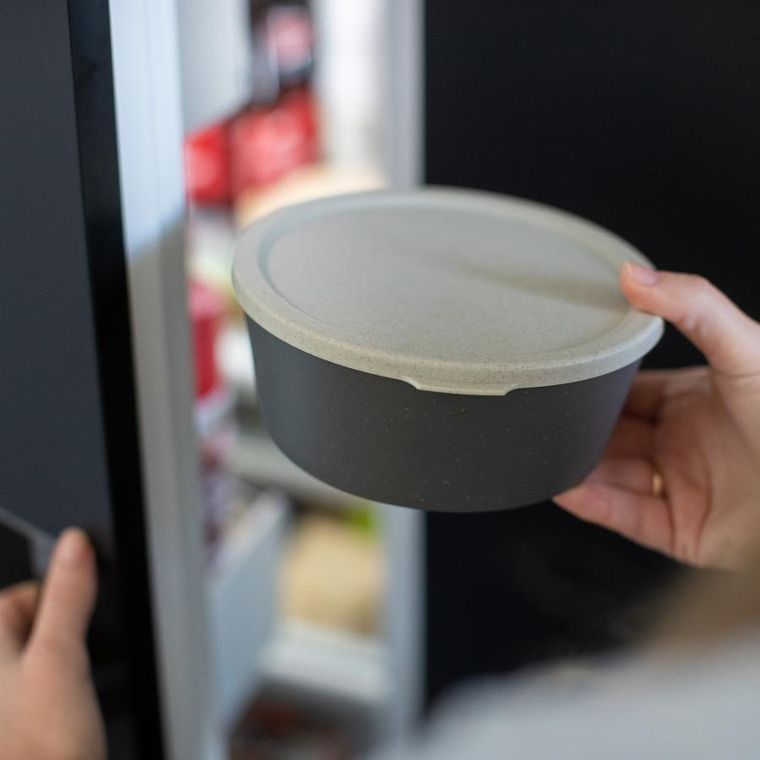 Koziol, miska z pokrywką, Connect, 0.4l, Desert Sand