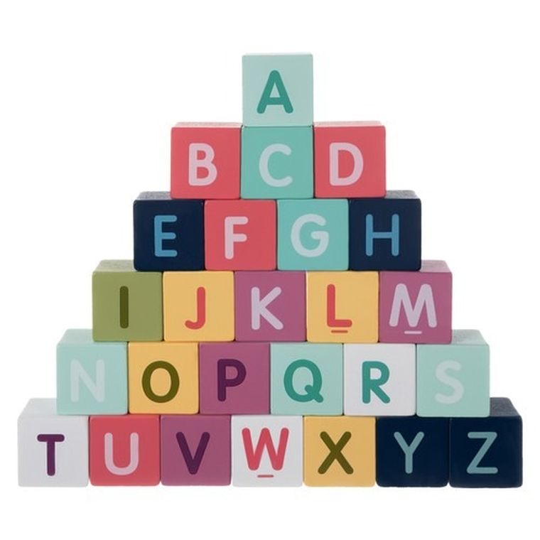 Kruzzel, miasto, klocki drewniane, 100 szt.