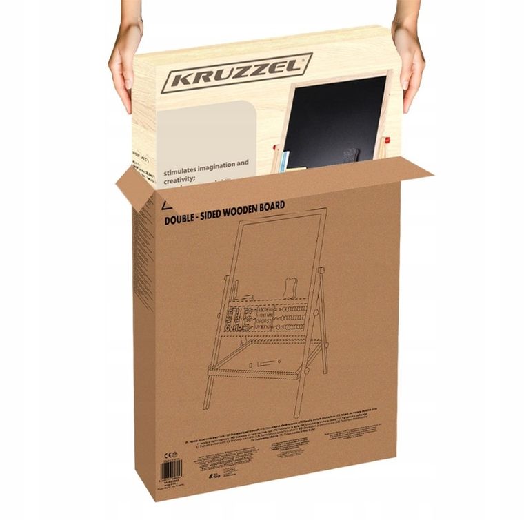 Kruzzel, tablica magnetyczna, dwustronna