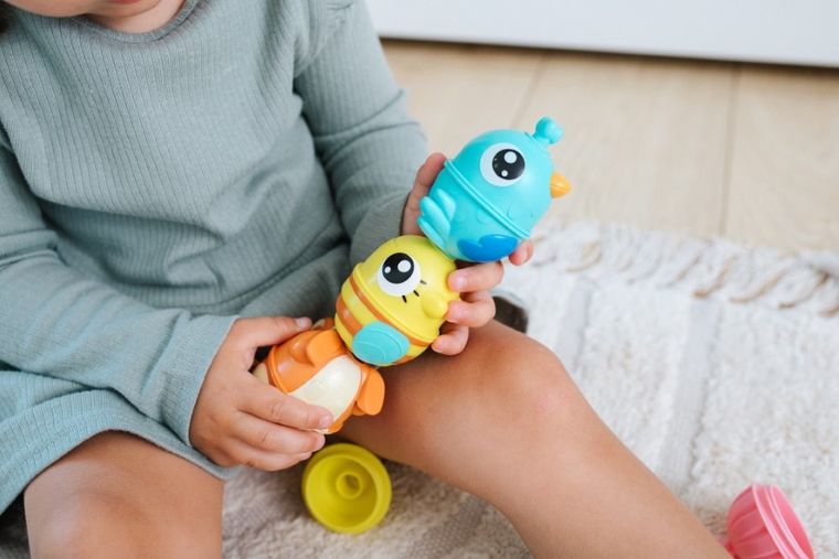 Lalaboom, Kulko-klocki sensoryczne, zwierzątka, 25 elementów