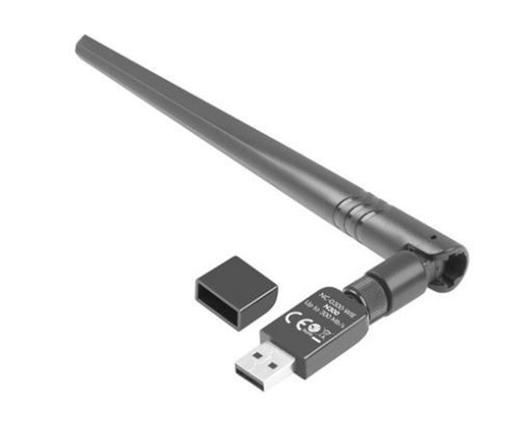Lanberg, karta sieciowa, N300 NC-0300-WIE, USB 2.0, Złącze anteny WiFi