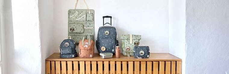 Lassig, Happy Prints, plecak dla przedszkolaka, kwadratowy, oliwkowy