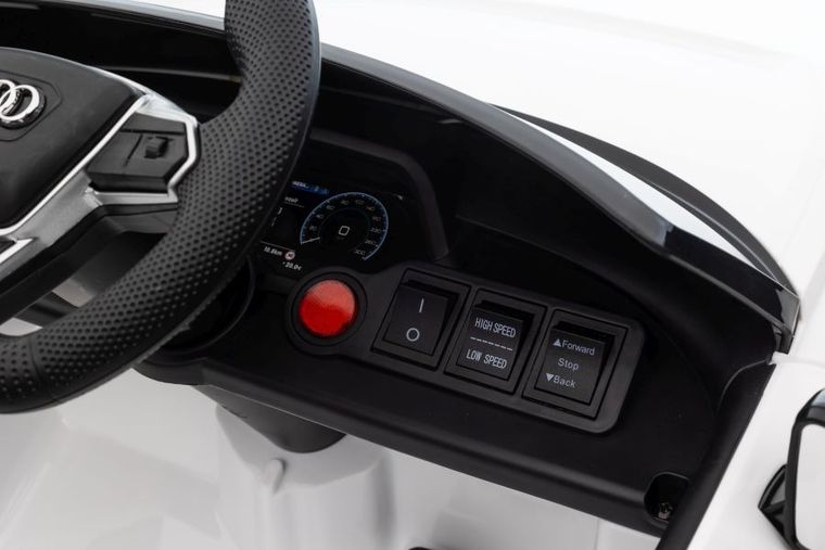 Lean Cars, Audi E-Tron GT, pojazd na akumulator, biały, QLS-6888