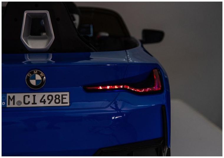 Lean Cars, BMW I4, pojazd na akumulator 4-4, JE1009, niebieski