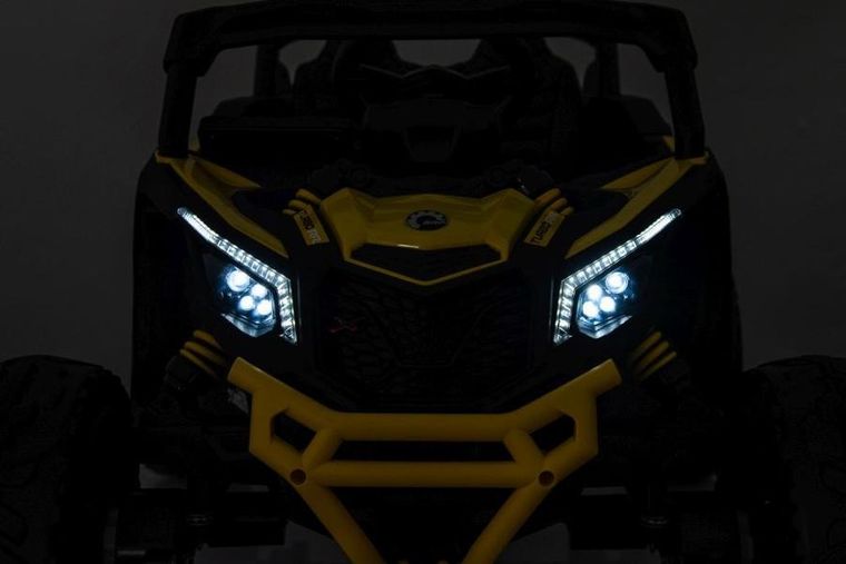 Lean Cars, Buggy Can-Am, pojazd na akumulator, DK-CA003, żółty