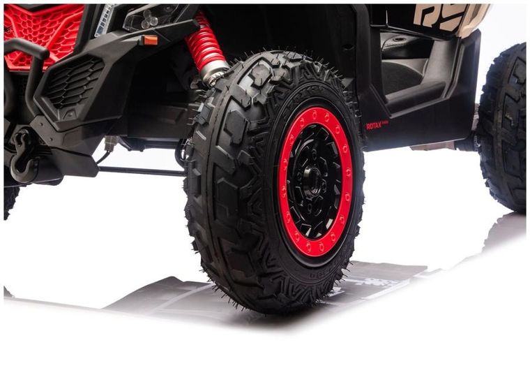 Lean Cars, Maverick Can-Am Turbo RS Strong Air, pojazd na akumulator, czarny-khaki