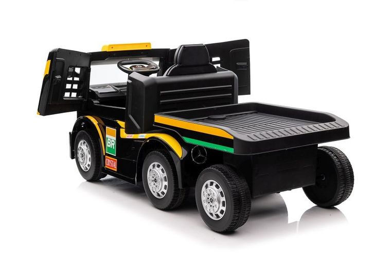 Lean Cars, Mercedes-Benz, pojazd na akumulator z naczepą, żółty