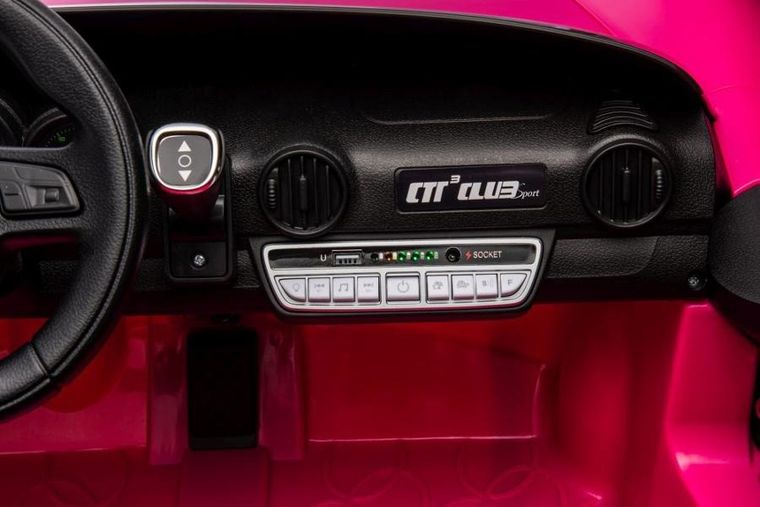 Lean Cars, pojazd na akumulator, S322 4-4, różowy