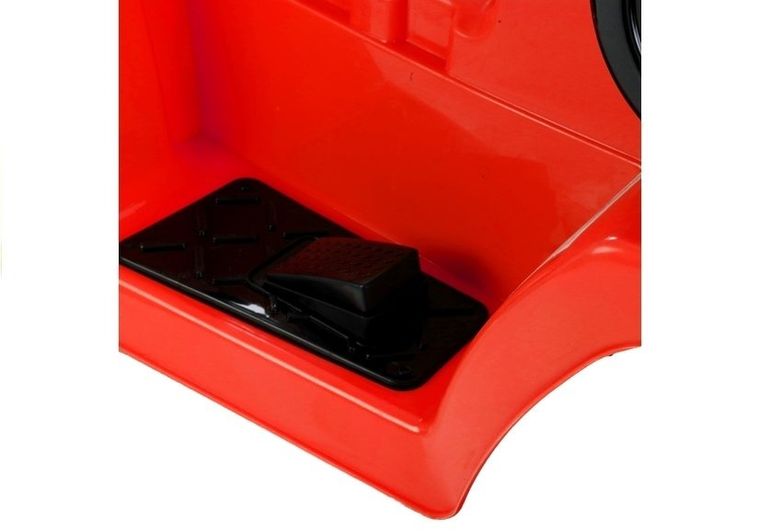 Lean Cars, traktor koparka, pojazd na akumulator, ZP1005, czerwony