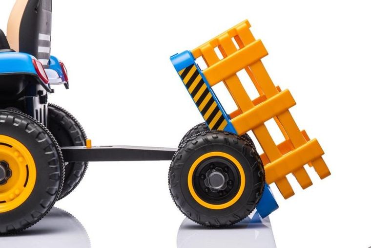 Lean Cars, traktor, pojazd na akumulator, BBH-030, niebieski