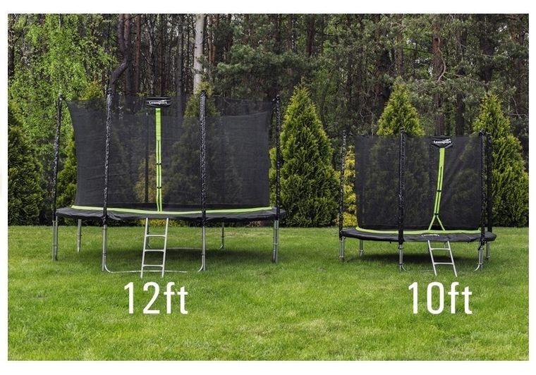 Lean Sport, Pro, trampolina, 10ft, czarno-zielona