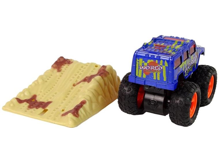 Lean Toys, BigFoot Die-Cast, pojazd z napędem i rampą, 1 szt.