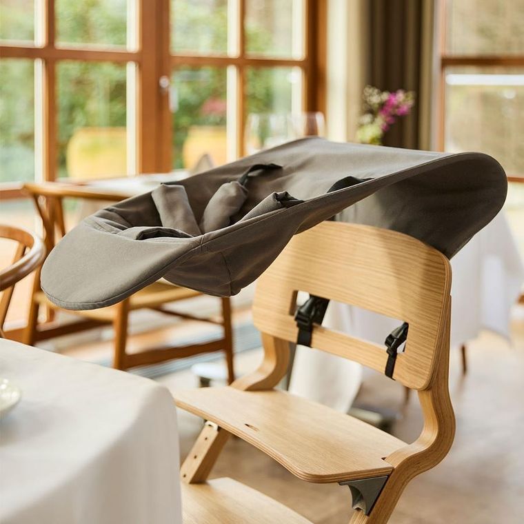 Leander, Newborn Seat, noworodkowe siedzisko do krzesełka do karmienia Louie i Classic, cool grey