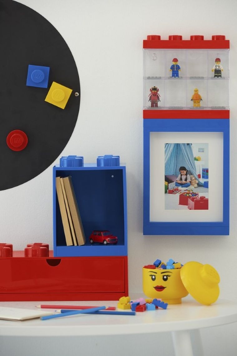 LEGO, Brick 8, pojemnik klocek z szufladą, czerwona