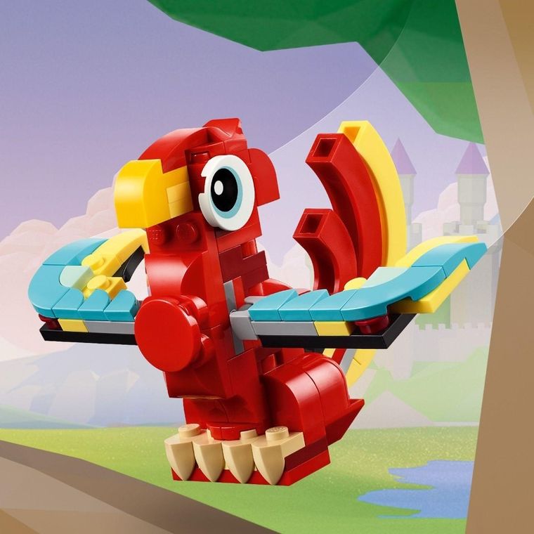 LEGO Creator, Czerwony smok, 31145