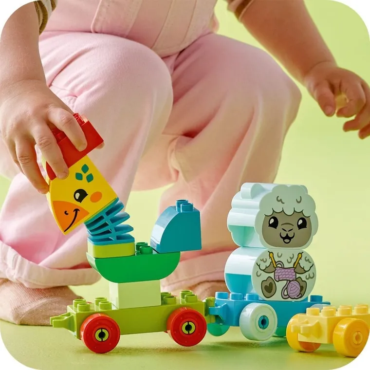 LEGO DUPLO My First, Pociąg ze zwierzątkami, zabawka, 10412