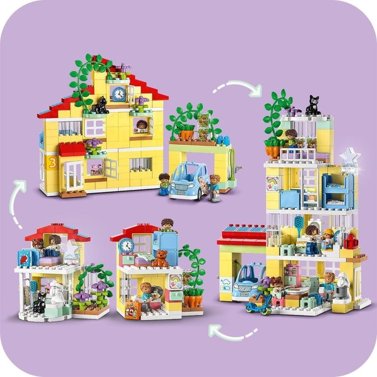 LEGO DUPLO Town, Dom rodzinny 3 w 1, 10994