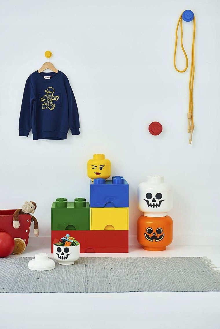 LEGO, mała głowa, pumpkin, pojemnik do przechowywania, rozmiar S, 2l