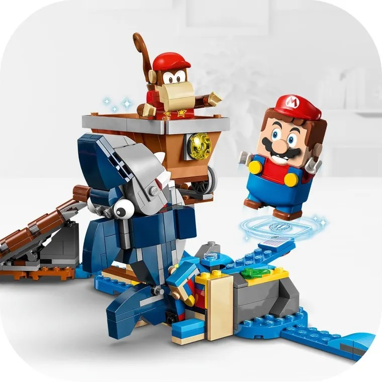 LEGO Super Mario, Przejażdżka wagonikiem Diddy Konga - zestaw rozszerzający, 71425