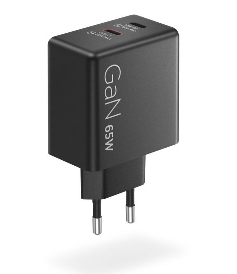 Lenovo, zasilacz, 65W, GaN Dual USB-C, 40AW065BEU