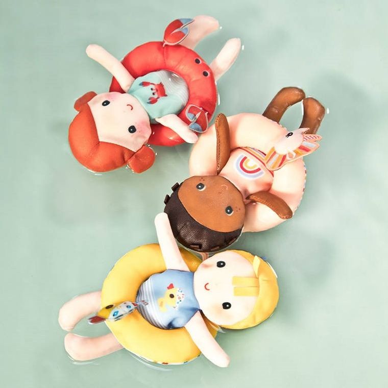 Lilliputiens, Gaspard, laleczka do kąpieli, 6m+