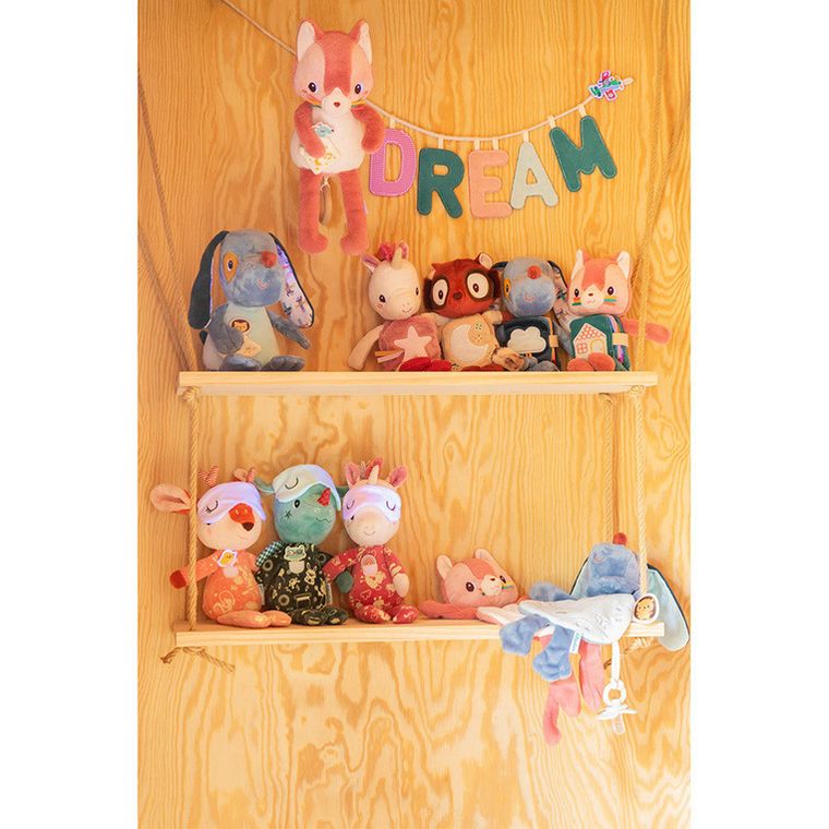 Lilliputiens, Lemur Elvis, przytulanka z książeczką, 6m+