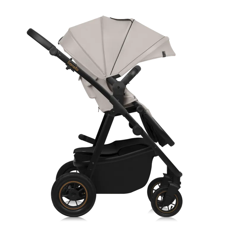Lionelo, Amber Plus, wózek wielofunkcyjny 3w1, Beige Sand