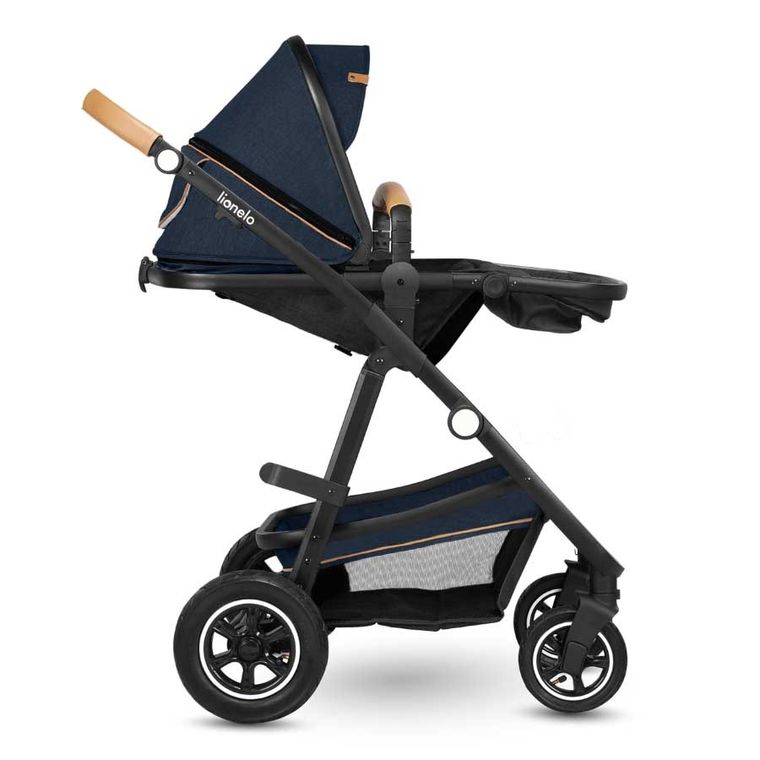 Lionelo, Amber, wózek wielofunkcyjny, 3w1, Blue Navy