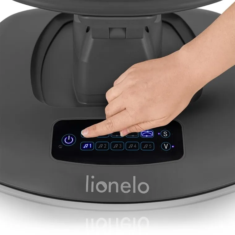 Lionelo, Blossom, elektryczny bujaczek, Grey Concrete