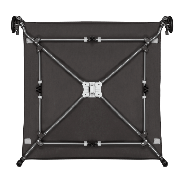 Lionelo, Bonnie, kojec dla dzieci, Grey Scandi