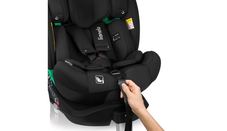 Lionelo, Braam Air, fotelik samochodowy, Black Carbon, 40-150 cm