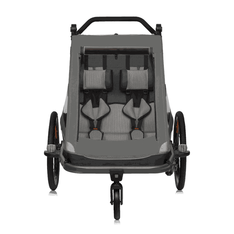 Lionelo, Cama, przyczepka rowerowa, Grey Graphite